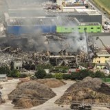 Le 6 juillet 2023, un incendie ravageait une halle industrielle à Vétroz